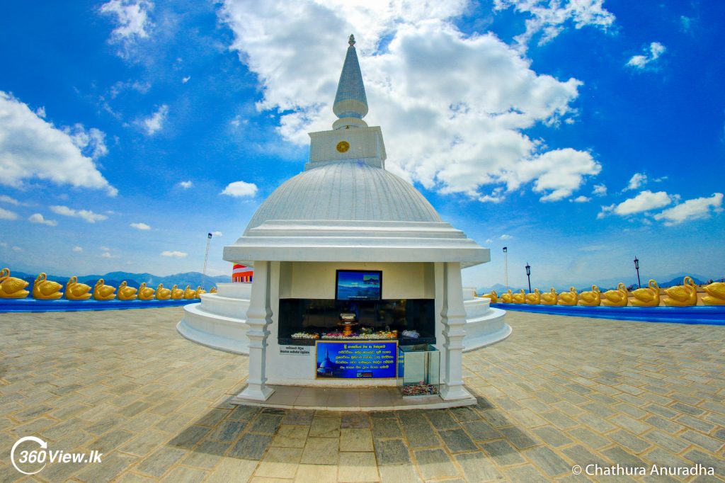 Stupa Dagoba at Nelligala International Buddhist Center