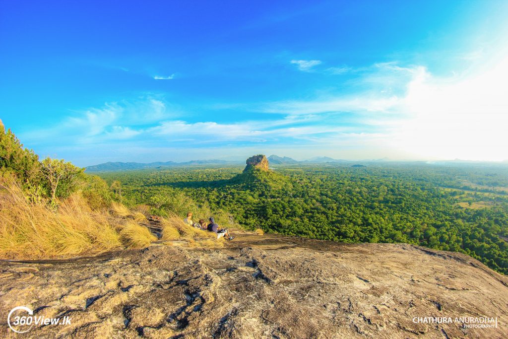Sigiriya view from Pidurangala Rock