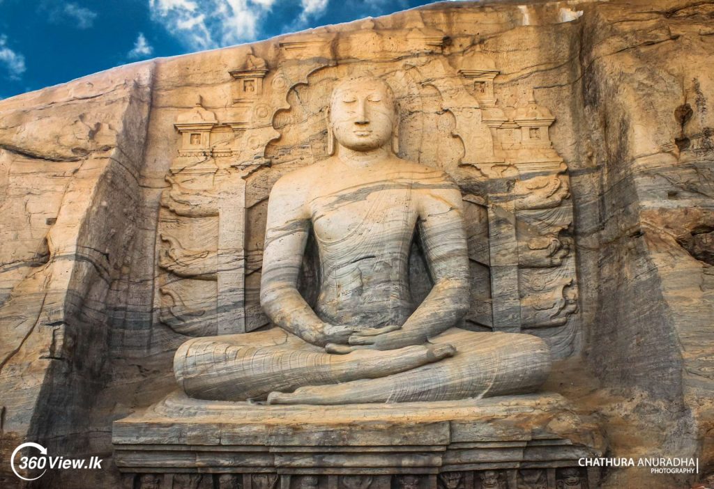 Rock Buddha statues of Gal Vihara