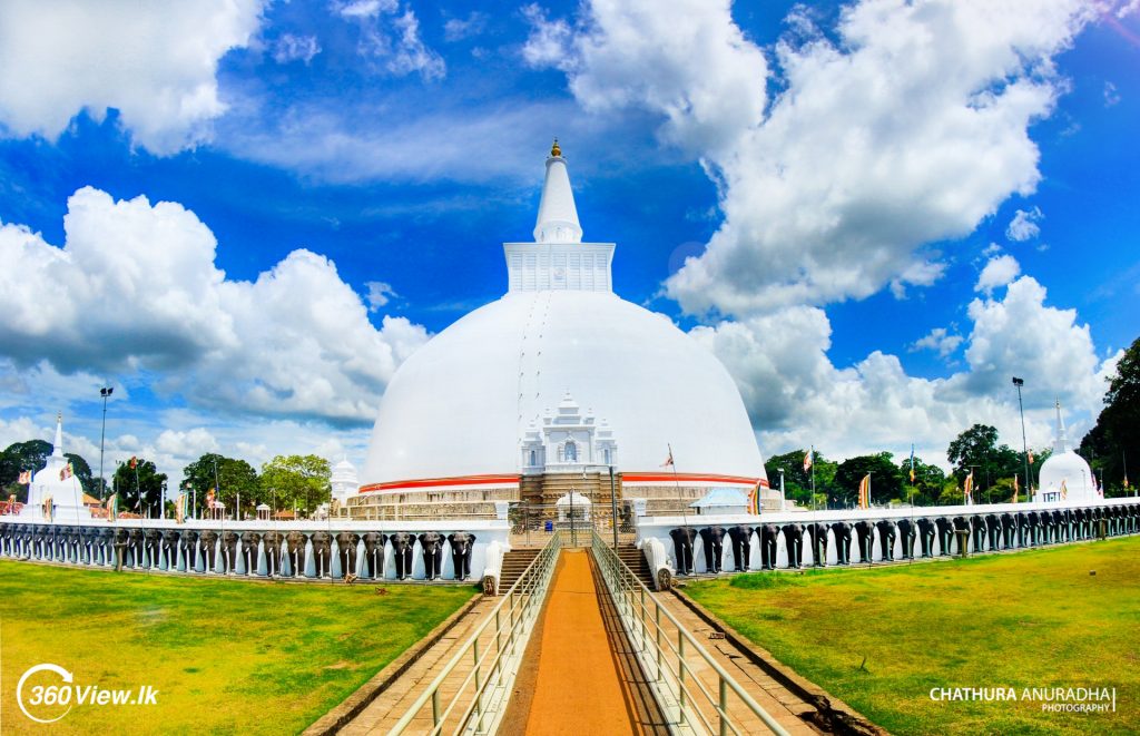Full View of Ruwanweli Maha Seya Dagoba/Stupa